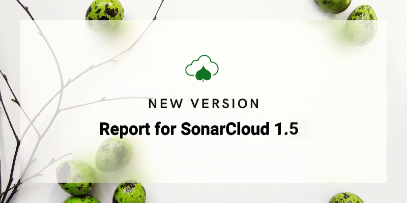 Report For SonarCloud 1.5: Added Reviewed Hotspots new Page cover