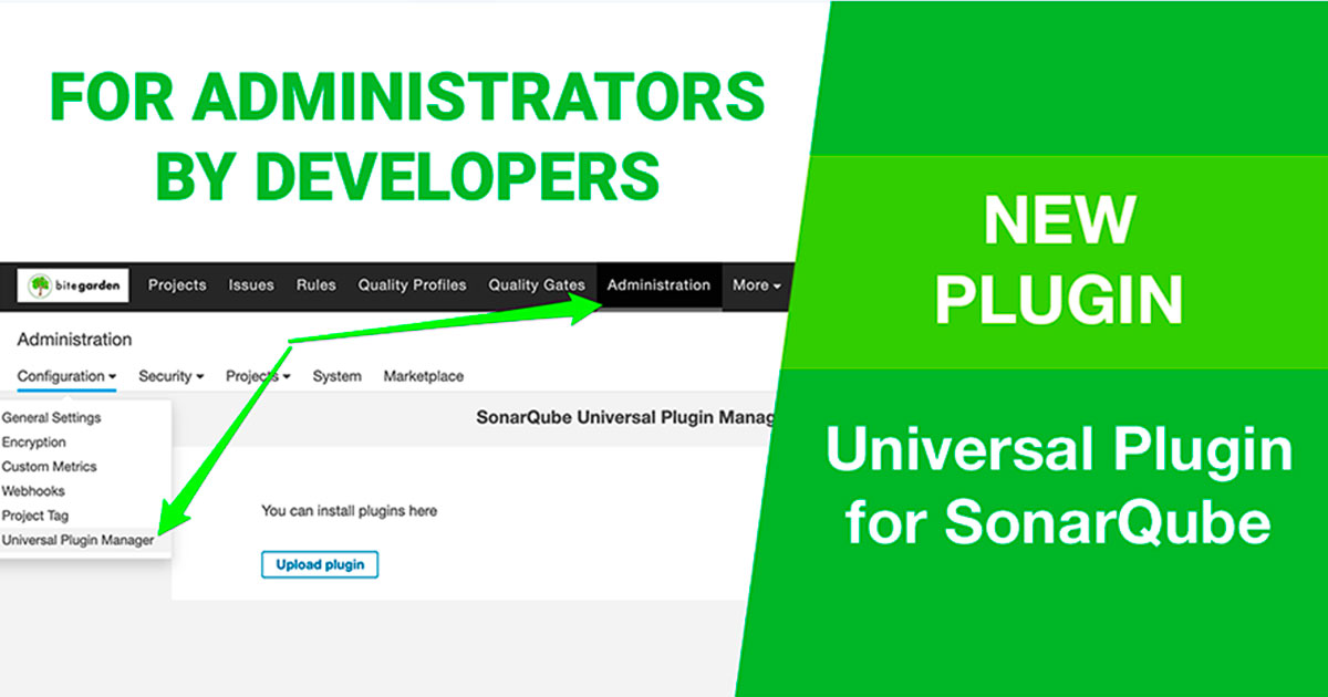 Portada de Universal Plugin Manager para SonarQube